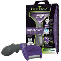 sun sukos - Furminatorius Furminator deShedding Tool M/L trumpaplaukėms katėms - 1 nuotrauka