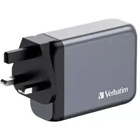 usb c 65w gan - Verbatim GNC-100 GAN CHARGER 4 PORT 100W/USB A/C (EU/UK/US) - 3 nuotrauka