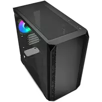 atx korpusai - Sharkoon MK2 RGB Micro-ATX, grūdintas stiklas Juodas (Black) - 7 nuotrauka