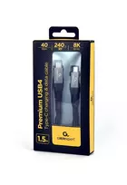 usb 3.2 type c - CABLE USB-C TO USB-C 1.5M/CCBP-USB4-CMCM240-1.5M GEMBIRD - 3 nuotrauka