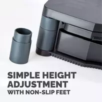 televizoriaus laikiklis reguliuojamas - ACC RISER PREMIUM/PLUS 9169501 FELLOWES - 4 nuotrauka