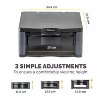 televizoriaus laikiklis reguliuojamas - ACC RISER PREMIUM/PLUS 9169501 FELLOWES - 7 nuotrauka