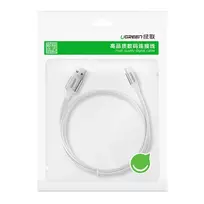 laidas usb a usb c 1m - Ugreen USB-C cable QC3.0 1m White - 5 nuotrauka