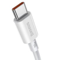 usb type c laidas - Baseus CATYS-B02 Superior Series White - 5 nuotrauka