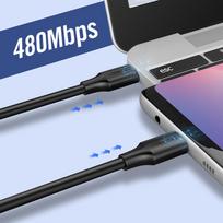 ugreen usb 2m - Ugreen US286 Black - 15 nuotrauka