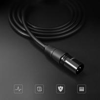 xlr - UGREEN AV130 XLR female to XLR male cable - 2m (black) - 11 nuotrauka