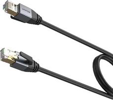 ethernet cable 5m - UNITEK C18149AGY03 Tinklo Kabelis RJ-45 LAN Cat.8 S/FTP 1.5M Juodas (Black) - 2 nuotrauka