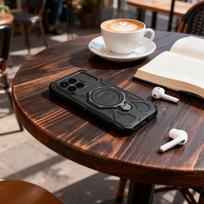 poco ultra - Tech-Protect TacticStand MagSafe dėklas Xiaomi Poco F8 Ultra - Juodas (Black) - 3 nuotrauka