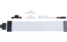 argb extension - Lian Li Strimer Wireless 12V-2x6 GPU Kabelis Wide (White) - 5 nuotrauka