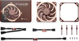 120 mm case - Noctua NF-A12x25 G2 PWM 120 mm Rusvai gelsvas (Brown) - 5 nuotrauka