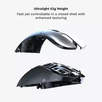 gaming pele - Glorious Model D 2 PRO, juoda - 3 nuotrauka