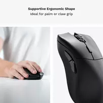 gaming pele - Glorious Model D 2 PRO, juoda - 6 nuotrauka