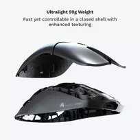 glorious 0 - Glorious Model O 2 PRO Wireless Juoda (Black) - 2 nuotrauka