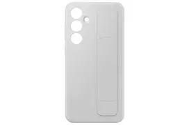 samsung galaxy s24 fe deklas - Samsung Standing Grip Case Galaxy S24 FE, Gray , EF-GS721CJEGWW - 3 nuotrauka