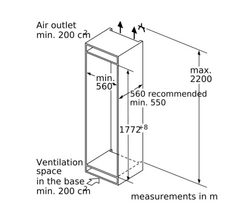 saldytuvas bosch imontuojamas - Bosch KIF81PFE0 - 3 nuotrauka