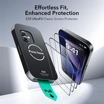 iphone 16 pro glass - ESR "UltraFit" Apsauginis stiklas 2-Pack Apple iPhone 16 Pro / 17 Skaidrus (Transparent) - 6 nuotrauka