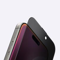 privatumo plevele - AmazingThing Titan Privacy Glass Privacy Tempered Glass for iPhone 16 - 8 nuotrauka