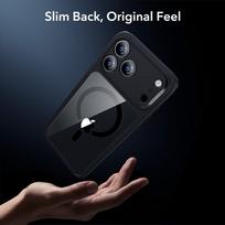 grudai - ESR Classic Hybrid MagSafe   Tempered Glass Set for iPhone 17 Pro - Clear Black - 2 nuotrauka