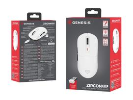bluetooth peles - Genesis Gaming Mouse | Zircon 660 | Wired/Wireless | 2.4 GHz, Bluetooth, USB | White | NMG-2192 - 2 nuotrauka