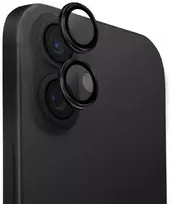UNIQ Optix Aluminum Camera Lens Protector iPhone 16/ 16 Plus Black