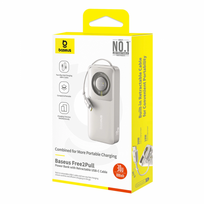 10000 power bank - Baseus Free2Pull P10073701843-00 10000 mAh 30W Pilka (Grey) - 3 nuotrauka