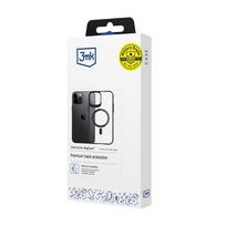 iphone 12 magsafe deklas - 3MK "Satin Armor MagCase for Apple iPhone 12 Pro Max" Skaidrus su juodu rėmeliu (Clear with Black Frame) - 14 nuotrauka