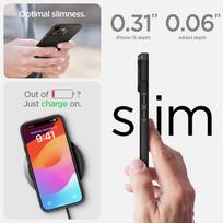 iphone 6 - Spigen "Thin Fit iPhone 15" Black - 5 nuotrauka
