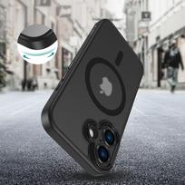 iphone 16 skaidrus deklas - Tech-Protect "MagCam Case iPhone 16" Matte Black - 4 nuotrauka