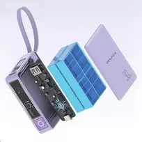 isorine baterija 10000mah 30w - Awei P87K, 10000mAh, 30W, juodas (black) - 3 nuotrauka