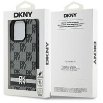 apple iphone 16 pro case - Dkny "Checkered Pattern Printed Stripes Case iPhone 16 Pro" Black - 2 nuotrauka