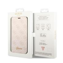 telefono deklas iphone 14 pro max - Guess Book 4G Vintage Gold Logo iPhone 14 Pro Max Rožinis (Pink) - 2 nuotrauka