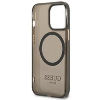 iphone 13 pro magsafe - Apple iPhone 13 Pro Guess Dėklas Gold Outline Permatomas MagSafe - Juodas (Black) - 3 nuotrauka