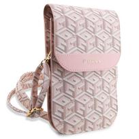 rankine telefonui - Guess "PU G Cube Phone Bag" Pink - 3 nuotrauka