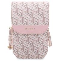 rankine telefonui - Guess "PU G Cube Phone Bag" Pink - 4 nuotrauka