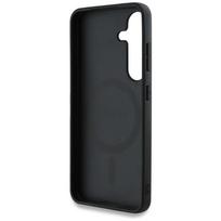 samsung galaxy s25 plus deklas - Guess "4G Round Patch Classic Logo MagSafe Case Galaxy S25 Plus" Black - 4 nuotrauka
