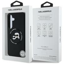 s25 plus silicone - Karl Lagerfeld "Silicone Double Heads And Circle MagSafe Galaxy S25 Plus" Black - 2 nuotrauka