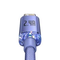 usb lightning laidas baseus - Baseus CAJY000105 Purple - 9 nuotrauka