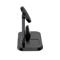 magsafe pakrovejas 3in1 - Tech-Protect wireless charger QI15W A22 3in1 Magnetic MagSafe, black - 6 nuotrauka