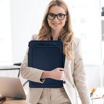 macbook deklas - Tech-Protect Basic Bag for 13-14" laptop - blue - 2 nuotrauka