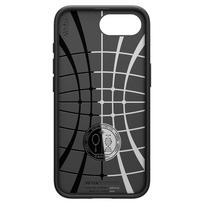 apple 17e - Spigen Liquid Air iPhone 16e dėklas - Matinė Juoda (Matte Black) - 7 nuotrauka