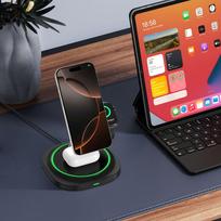 magsafe pakrovejas 3in1 - Tech-Protect 3in1 MagSafe Wireless Charger QI15W - 2 nuotrauka