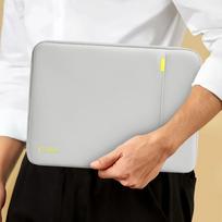 laptop dekl - Tech-Protect Defender Bag 13-14" Crayon Grey - 3 nuotrauka