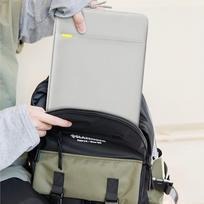 laptop dekl - Tech-Protect Defender Bag 13-14" Crayon Grey - 4 nuotrauka