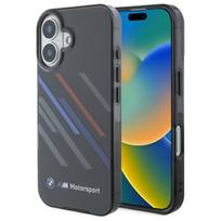 iphone 7 plus deklas - BMW "Motosport IML Random Stripes Case iPhone 16 Plus" Black - 2 nuotrauka