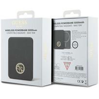 magsafe power bank - Guess GUPBM5AL4DMK, 5000mAh, 15W, juodas (black) - 2 nuotrauka