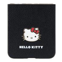 flip telefonai - HELLO KITTY "Metal Logo Kitty Head Case Galaxy Z Flip 5" Black - 4 nuotrauka