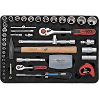 raktu galvuciu komplektai - Universalus įrankių komplektas KS Tools 1/4"+1/2" 127 vnt - 5 nuotrauka