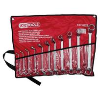 32 mm raktas - KS Tools 517.0222 Raktų žiediniais galais komplektas, 11 vnt., 6-32 mm - 3 nuotrauka