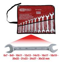 verzliarakciai - KS Tools 517.0123 Raktų atvirais galais komplektas, 11 vnt., 6-32 mm - 2 nuotrauka