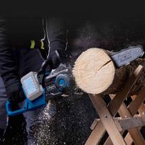 akumuliatorinis pjuklas senukai - Scheppach BC-CS355Duo-X 2x20V - 3 nuotrauka